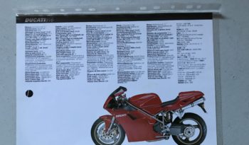 Ducati 916 Biposto full