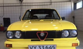 Alfa Romeo Alfasud 1,5 TI QV full