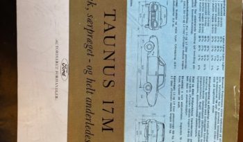 Ford Taunus 17M Super full