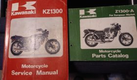 Tilbehør Kawasaki Z1300 org. manual