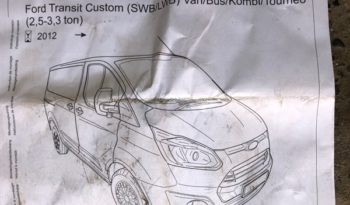 Tilbehør Ford Custom Van/Bus Kombi Touerneo full