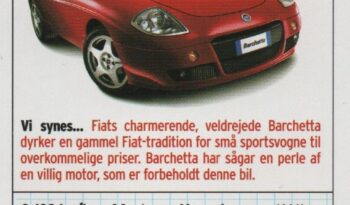 Fiat Barchetta 1996 full
