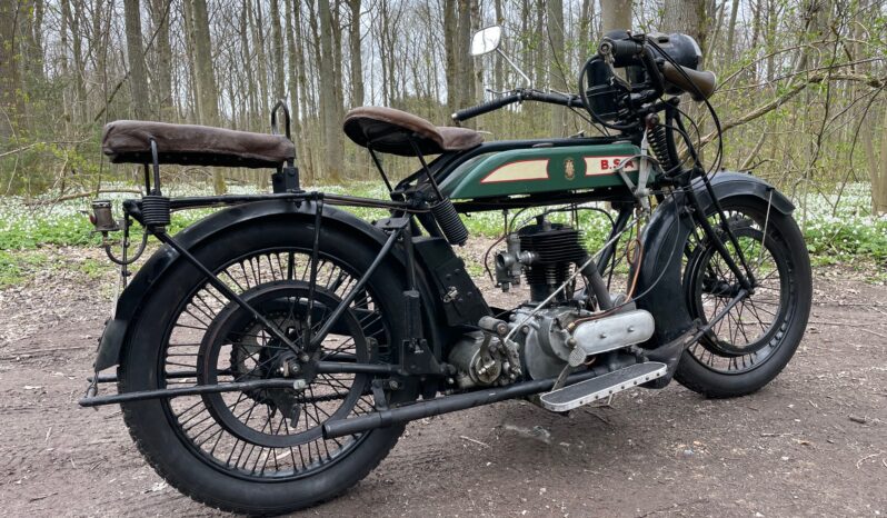 BSA 500 ccm Fladtanker full