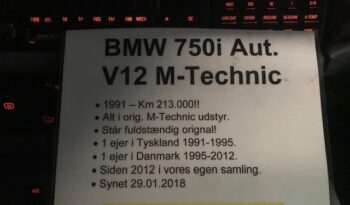 BMW 7-serie E32 750i v12 full