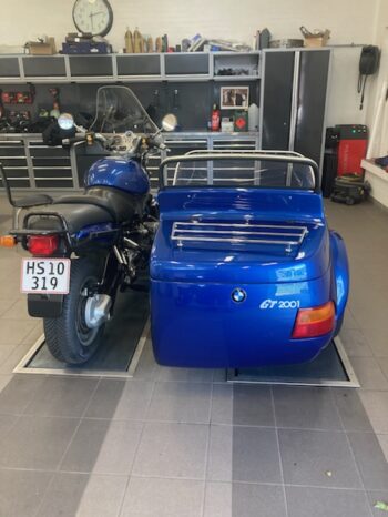 BMW R 1100 med sidevogn full