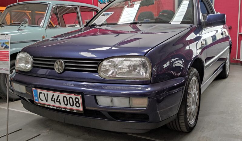 VW Golf 3 1,8 Cabriolet full