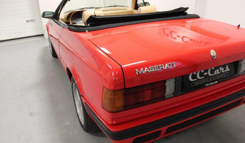 Maserati Biturbo Spider I 90 2,0 V6 full