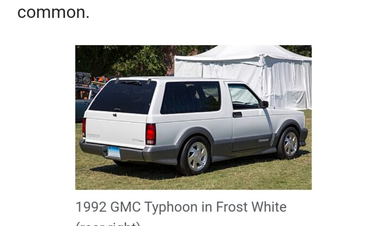 GMC Øvrige Typhoon Turbo full