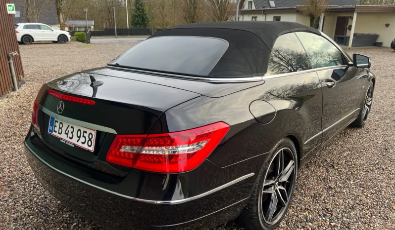 Mercedes-Benz Øvrige E350 3,5 CGI Avantgarde Cabriolet aut. full