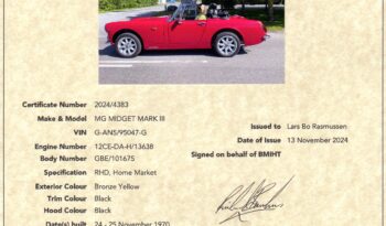 MG Midget Mk III full