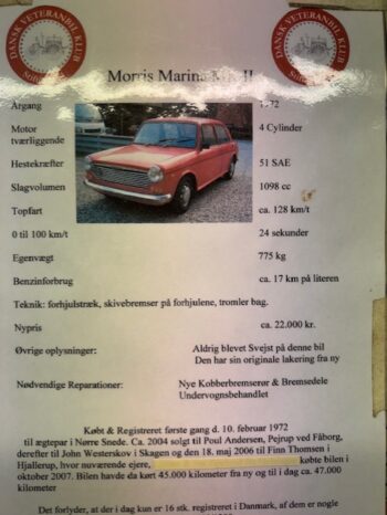 Morris Øvrige Marina MK II full