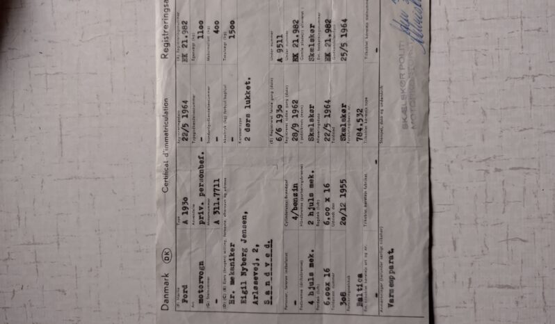 Ford A 2-dørs sedan full