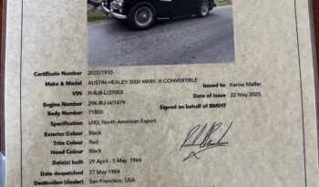Austin-Healey 3000 MKIII phase2 full
