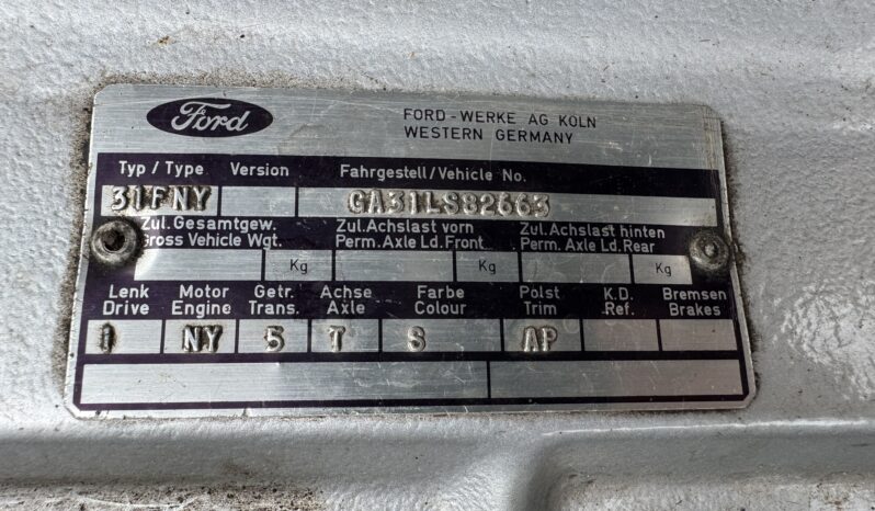 Ford Taunus 17 M RS 2,0 V6 full