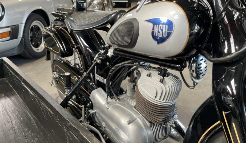 NSU 200 LUX M/Sidevogn full