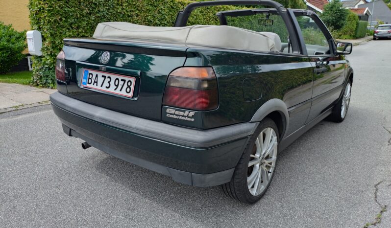VW Golf 2,0 Cabriolet full