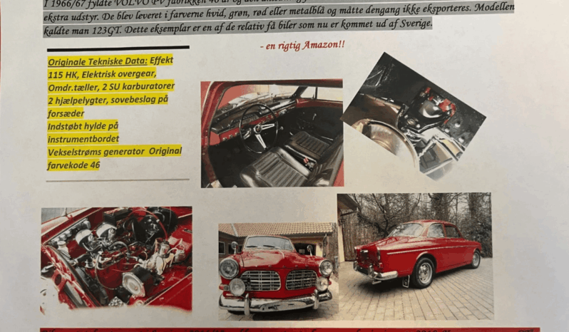 Volvo Amazon 1,8 123 GT full
