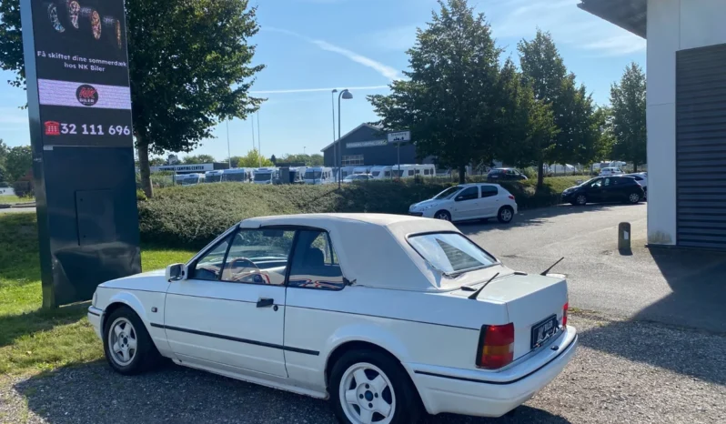 Ford Escort Ford Escort 1,6 XR3i Cabriolet 2d full