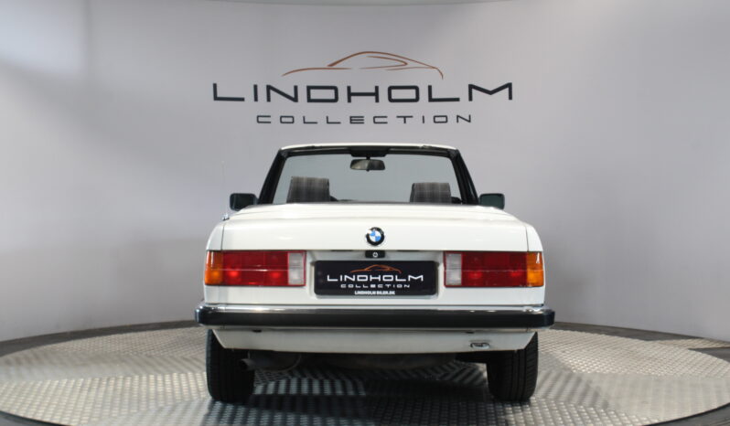 BMW 3-serie E30 320i 2,0 Cabriolet 2d full