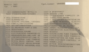 BMW 7-serie E38 740iA full