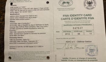 Jaguar XK XK140 DHC full