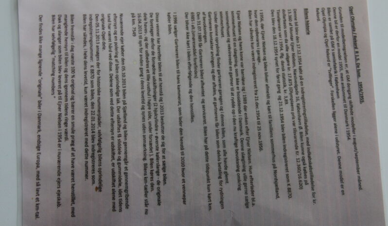 Opel Olympia Rekord full