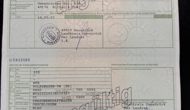 VW T3 Caravelle Carat full