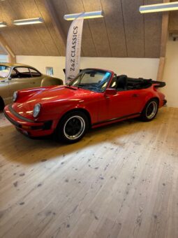 Porsche 911 G-serie cabriolet full