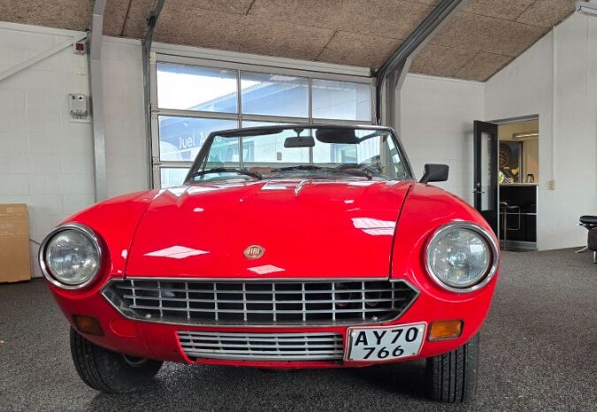 Fiat 124 Spider sport full