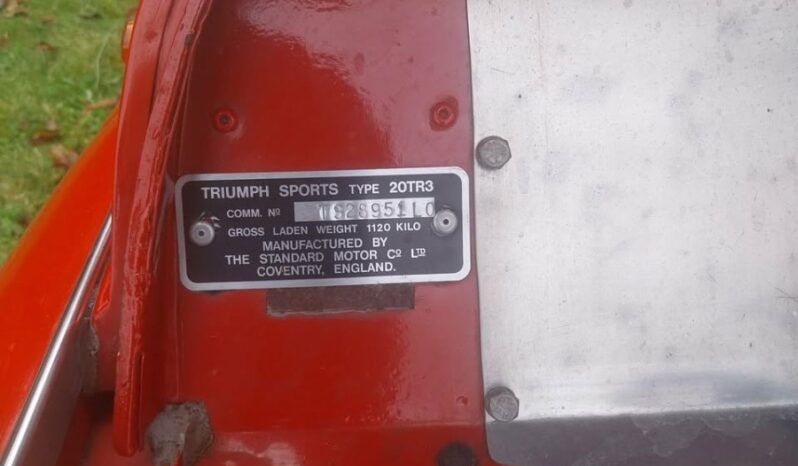Triumph TR3A Sport full