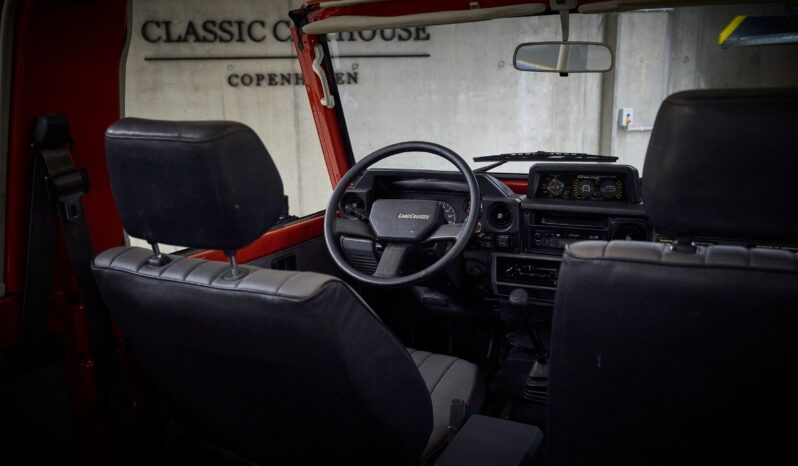 Toyota Landcruiser J70‑serie Convertilble full