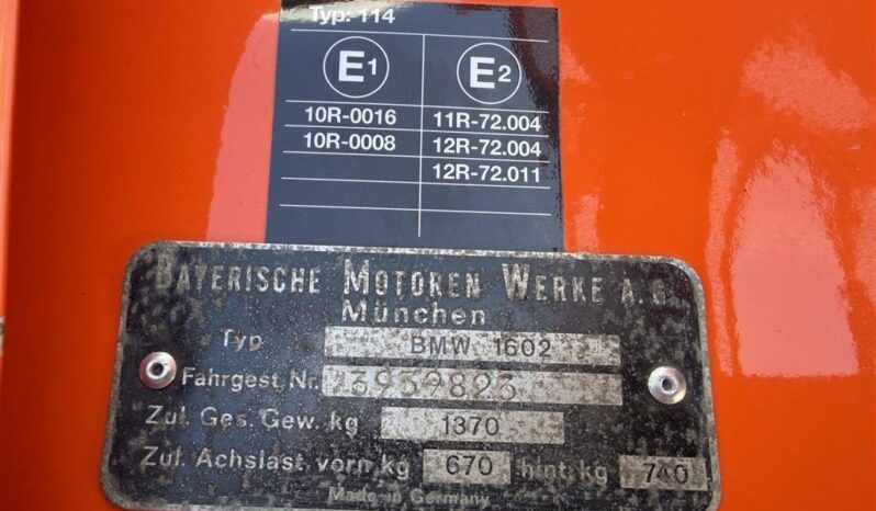 BMW 1600-2 1602 full