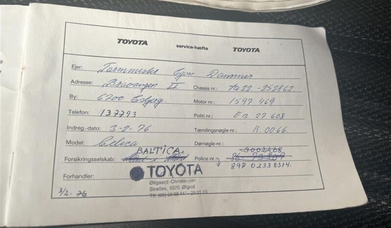 Toyota Celica 2D full