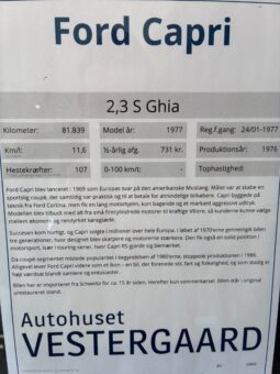 Ford Capri Ghia full