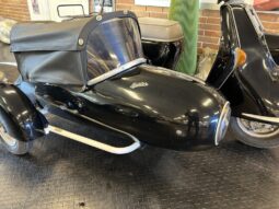 Heinkel Tourist 200 m sidevogn full