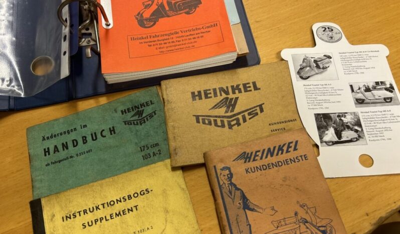 Heinkel Tourist 200 m sidevogn full