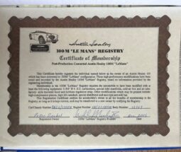 Austin-Healey 100/4 100/4 bn2 ‘Le Mans’ full