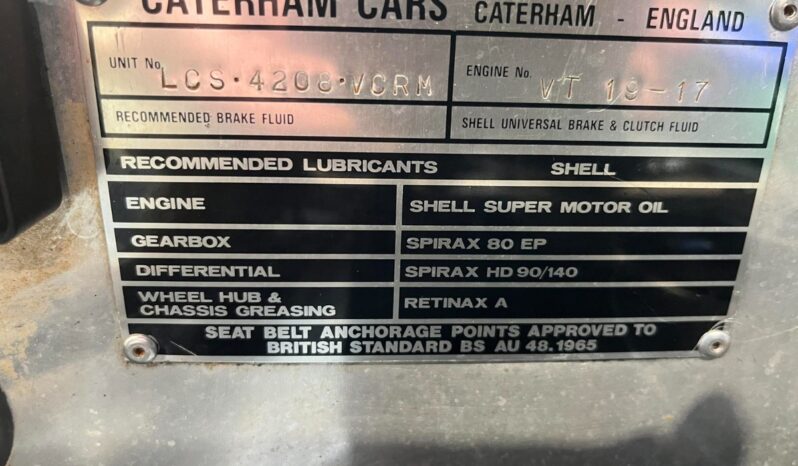 Caterham Seven 1,7 full