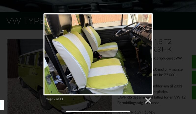VW T2 Bay Windue full