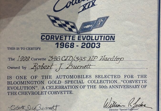 Chevrolet Corvette C5 hardtop full