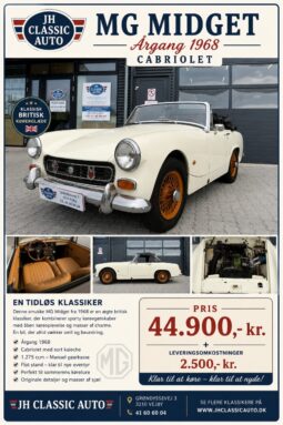 MG Midget cabriolet